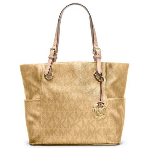 michael kors gold tote bag|michael kors ladies gold totes.